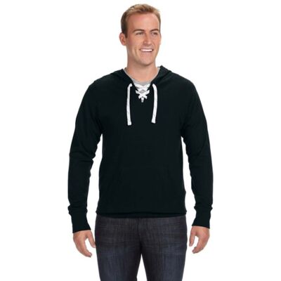 J. America Adult Sport Lace Jersey Hood JA8231 Adult Sport Lace Jersey Hood Thumbnail