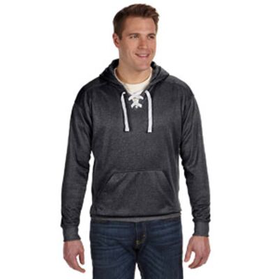 Adult Sport Lace Poly Hooded Sweatshirt Thumbnail