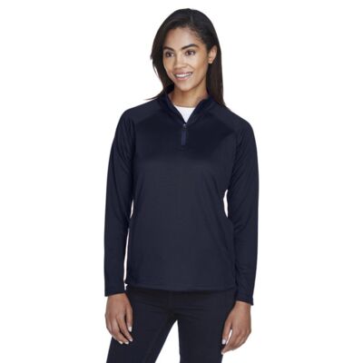 Ladies' Stretch Tech-Shell® Compass Quarter-Zip Thumbnail