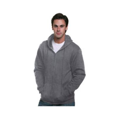 Adult USA Made Full-Zip Heavyweight Hooded Sweatshirt Thumbnail