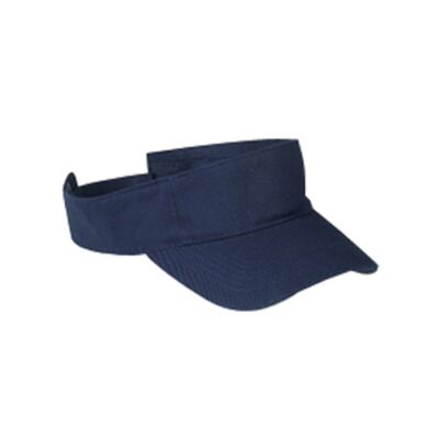 Big Accessories Cotton Twill Visor BX006 Cotton Twill Visor Thumbnail