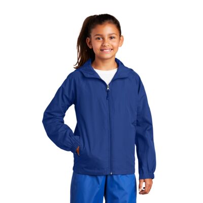 Youth Hooded Raglan Jacket Thumbnail