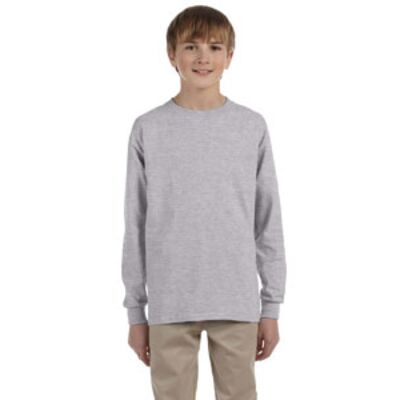 Gildan Youth Ultra Cotton®  Long-Sleeve T-Shirt G240B Youth Ultra Cotton®  Long-Sleeve T-Shirt Thumbnail
