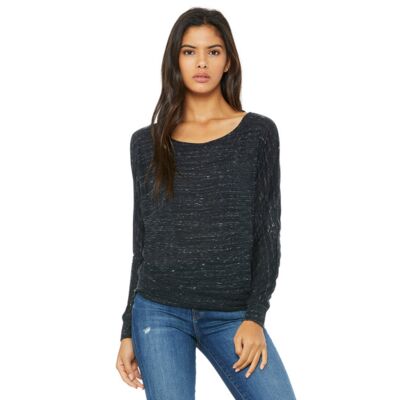 Bella + Canvas Ladies' Flowy Long-Sleeve Off Shoulder T-Shirt 8850 Ladies' Flowy Long-Sleeve Off Shoulder T-Shirt Thumbnail