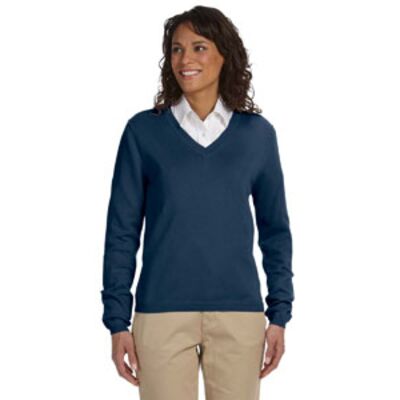 Devon & Jones Ladies' V-Neck Sweater D475W Ladies' V-Neck Sweater Thumbnail