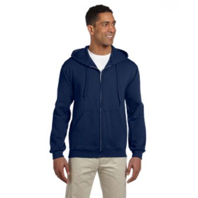 Adult Super Sweats® NuBlend® Fleece Full-Zip Hooded Sweatshirt Thumbnail