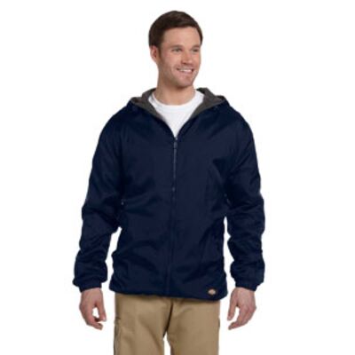 Dickies Men's Fleece-Lined Hooded Nylon Jacket 33237 Men's Fleece-Lined Hooded Nylon Jacket Thumbnail