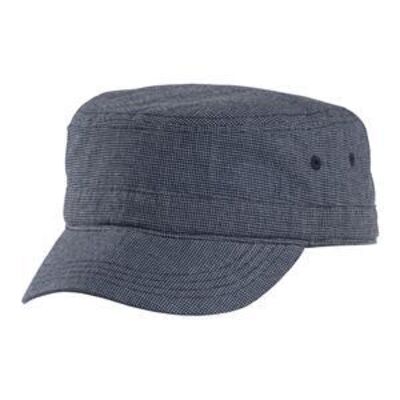 District Houndstooth Military Hat DT619 Houndstooth Military Hat Thumbnail