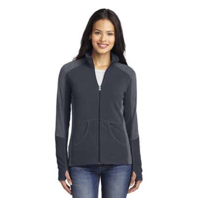 Port Authority Women's Colorblock Microfleece Jacket L230 Women's Colorblock Microfleece Jacket Thumbnail