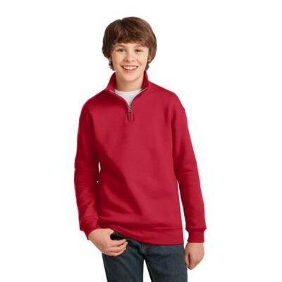 Jerzees Youth NuBlend ® 1/4 Zip Cadet Collar Sweatshirt 995Y Youth NuBlend ® 1/4 Zip Cadet Collar Sweatshirt Thumbnail