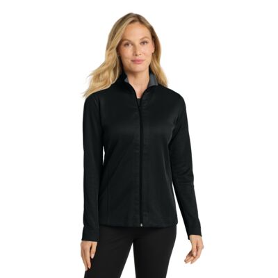 Port Authority Women's Vertical Texture Full Zip Jacket L805 Women's Vertical Texture Full Zip Jacket Thumbnail