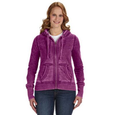 Ladies' Zen Full-Zip Fleece Hooded Sweatshirt Thumbnail