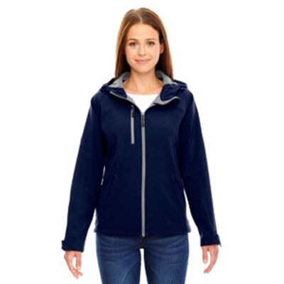 North End Ladies' Prospect Two-Layer Fleece Bonded Soft Shell Hooded Jacket 78166 Ladies' Prospect Two-Layer Fleece Bonded Soft Shell Hooded Jacket Thumbnail
