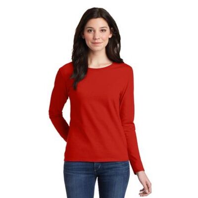 Gildan Ladies Heavy Cotton  100% Cotton Long Sleeve T Shirt 5400L Ladies Heavy Cotton  100% Cotton Long Sleeve T Shirt Thumbnail