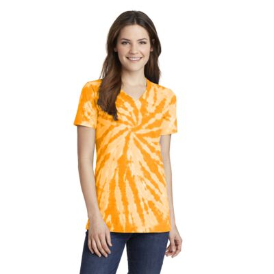 Port & Company Women's Tie Dye V Neck Tee LPC147V Women's Tie Dye V Neck Tee Thumbnail