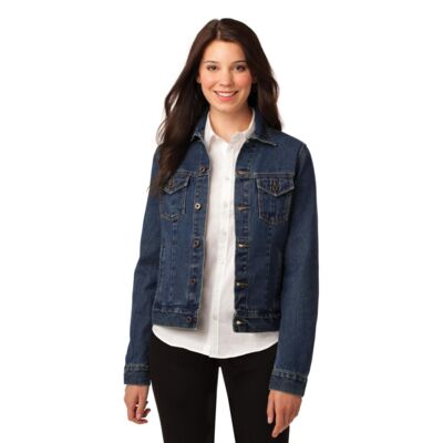 Port Authority Women's Denim Jacket L7620 Women's Denim Jacket Thumbnail