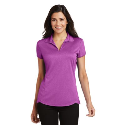 Port Authority Women's Trace Heather Polo L576 Women's Trace Heather Polo Thumbnail