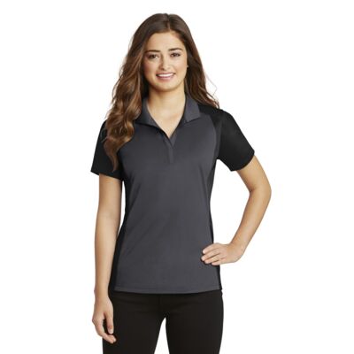 Sport Tek Women's Colorblock Micropique Sport Wick ® Polo LST652 Women's Colorblock Micropique Sport Wick ® Polo Thumbnail