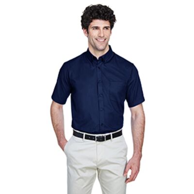 Core 365 Men's Optimum Short-Sleeve Twill Shirt 88194 Men's Optimum Short-Sleeve Twill Shirt Thumbnail