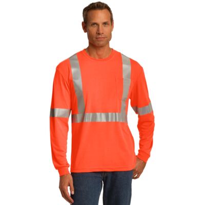Ansi 107 Class 2 Long Sleeve Safety T Shirt Thumbnail