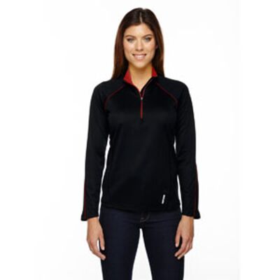 North End Ladies' Radar Quarter-Zip Performance Long-Sleeve Top 78187 Ladies' Radar Quarter-Zip Performance Long-Sleeve Top Thumbnail