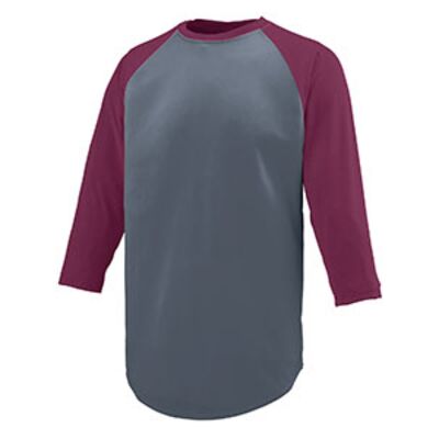 Youth Wicking Polyester Raglan Sleeve T-Shirt Thumbnail