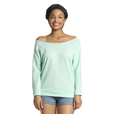 Ladies' French Terry 3/4-Sleeve Raglan Thumbnail