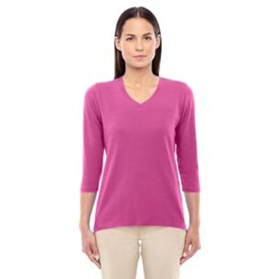 Devon & Jones Ladies' Perfect Fit™ Bracelet-Length V-Neck Top DP184W Ladies' Perfect Fit™ Bracelet-Length V-Neck Top Thumbnail