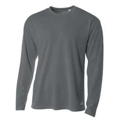 Men's Birds-Eye Mesh Long Sleeve T-Shirt Thumbnail