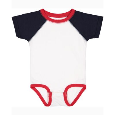 Rabbit Skins Infant Baseball Bodysuit RS4430 Infant Baseball Bodysuit Thumbnail