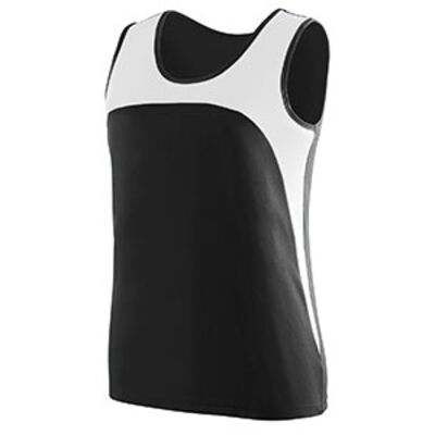 Ladies' Wicking Polyester Sleeveless Jersey with Contrast Inserts Thumbnail