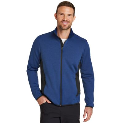 Eddie Bauer Full Zip Heather Stretch Fleece Jacket EB238 Full Zip Heather Stretch Fleece Jacket Thumbnail
