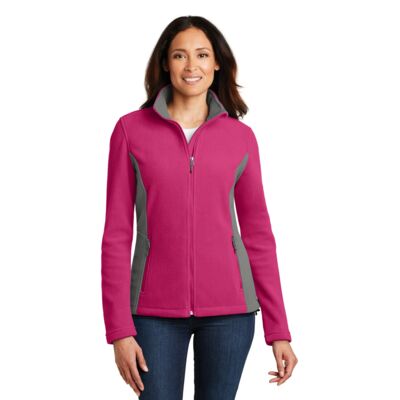 Port Authority Women's Colorblock Value Fleece Jacket L216 Women's Colorblock Value Fleece Jacket Thumbnail