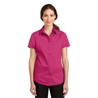 Women's Short Sleeve SuperPro Twill Shirt Thumbnail