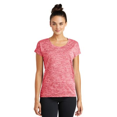Sport Tek Women's PosiCharge ® Electric Heather Sporty Tee LST390 Women's PosiCharge ® Electric Heather Sporty Tee Thumbnail