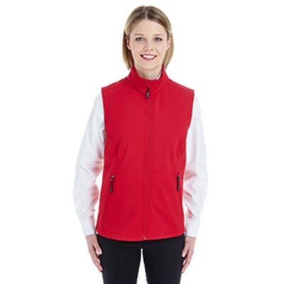 Core 365 Ladies' Cruise Two-Layer Fleece Bonded Soft Shell Vest CE701W Ladies' Cruise Two-Layer Fleece Bonded Soft Shell Vest Thumbnail