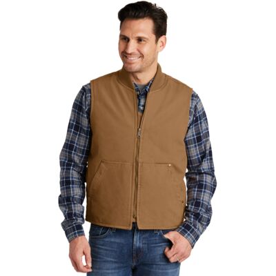 CornerStone Washed Duck Cloth Vest CSV40 Washed Duck Cloth Vest Thumbnail