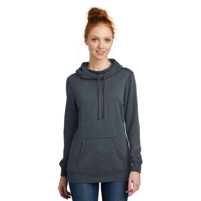District Women's Lightweight Fleece Hoodie DM493 Women's Lightweight Fleece Hoodie Thumbnail
