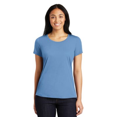 Sport Tek Women's PosiCharge ® Competitor Cotton Touch Scoop Neck Tee LST450 Women's PosiCharge ® Competitor Cotton Touch Scoop Neck Tee Thumbnail