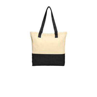 Port Authority Colorblock Cotton Tote BG414 Colorblock Cotton Tote Thumbnail