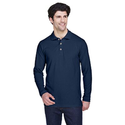 Adult Long-Sleeve Classic Piqué Polo Thumbnail