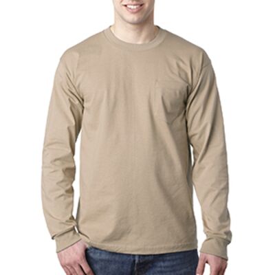 Adult USA Made Heavyweight Long-Sleeve Pocket T-Shirt Thumbnail