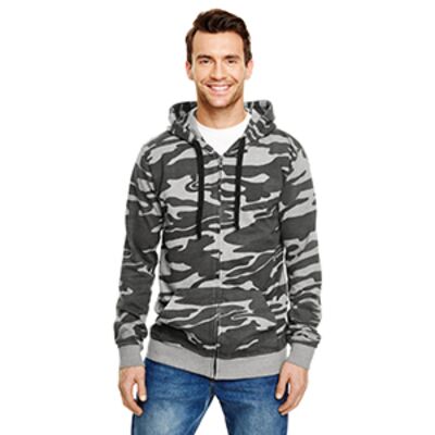 Burnside Men's  French Terry Full-Zip Hooded Sweatshirt B8615 Men's  French Terry Full-Zip Hooded Sweatshirt Thumbnail