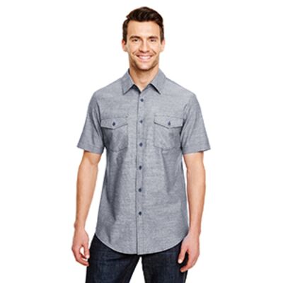Burnside Men's Chambray Woven Shirt B9255 Men's Chambray Woven Shirt Thumbnail