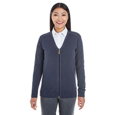 Ladies' Manchester Fully-Fashioned Full-Zip Cardigan Sweater Thumbnail