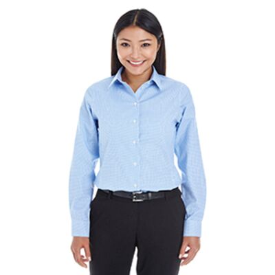 Ladies' Crown Collection® Royal Dobby Woven Shirt Thumbnail