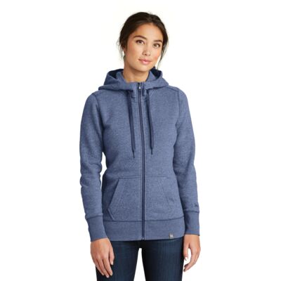 New Era Women's French Terry Full Zip Hoodie LNEA502 Women's French Terry Full Zip Hoodie Thumbnail
