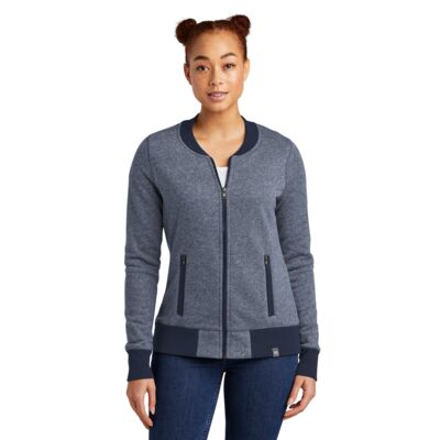 New Era Women's French Terry Baseball Full Zip LNEA503 Women's French Terry Baseball Full Zip Thumbnail