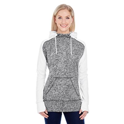 Ladies' Colorblock Cosmic Hooded Sweatshirt Thumbnail