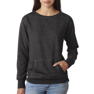 Ladies' Glitter French Terry Crew Thumbnail